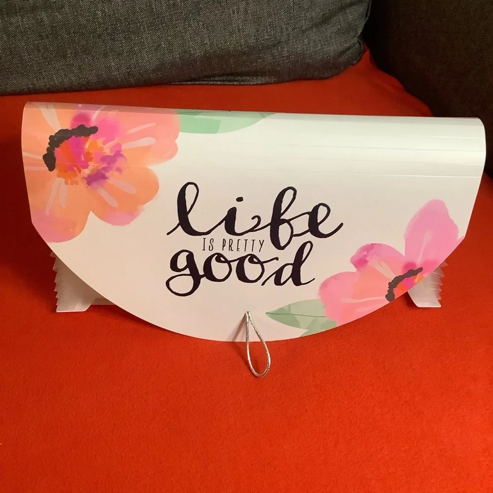 Carolina Pad StudioC 13 Pocket Organizer-''LIFE IS PRETTY GOOD'' 12.81